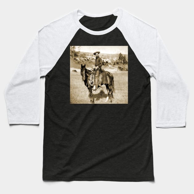 Vintage Cowboy Baseball T-Shirt by tfortwo